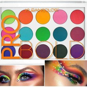 NEW Klean Color Pro Bold-Pressed Pigment Palette Eye Shadow New